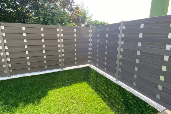 Zaunansicht Garten - Sichtschutz